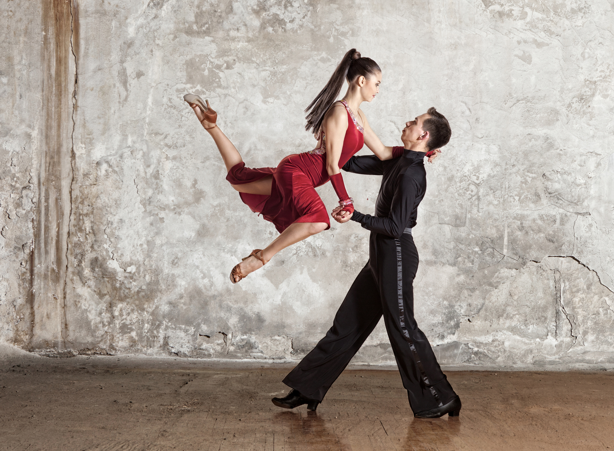 Couple dancing ballroom